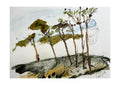 Kunstkaart "Bomen"